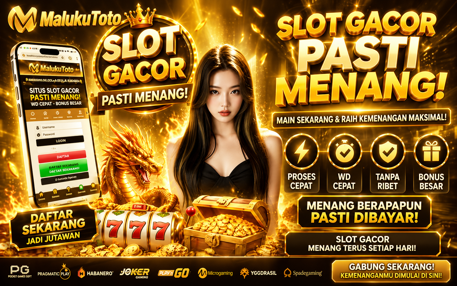 MALUKUTOTO : Spin Nyantai, Situs Depo Dana Bikin Mudah Maxwin Hari ini